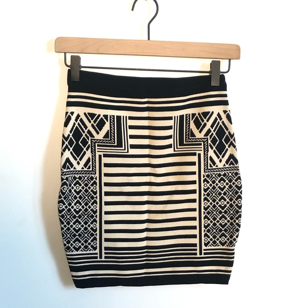 Geometric // Tribal Print Mini Skirt
